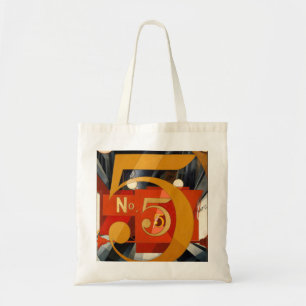 Tote Bag Charles Demuth le schéma 5 en or
