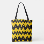 Tote Bag Charlie Brown Zig Zag Motif (Dos)