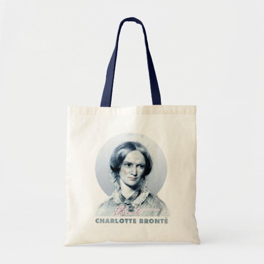 Tote Bag Charlotte Bronte Richmond Peinture Portrait (Devant)