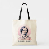 Tote Bag Charlotte Bronte rose Richmond Peinture Portrait (Dos)