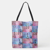 Tote Bag charmante dame iam (Dos)