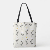 Tote Bag Charmante Petite Faisée Fleur sauvage (Dos)