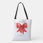 Tote Bag Charme d'arc de Noël (Dos)