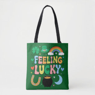 Tote Bag Charme de la Saint-Patrick Chanceux Trèfle Irlanda