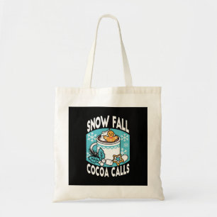 Tote Bag Charme d'hiver et cacao chaud - Appels de cacao d'
