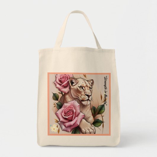 Tote Bag "Charme féral élégant" (Devant)