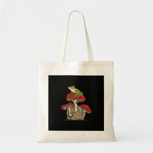 Tote Bag Charme Rétro Classique Cottagecore Grenouille Cham