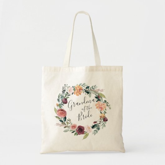 Tote Bag Charme rustique | Grand-mère de l'épouse (Devant)