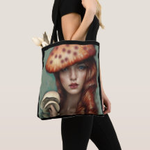 chasse aux champignons amusante style vintage