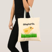 Tote Bag Chasse aux oeufs de Pâques aux enfants personnalis (Devant (produit))