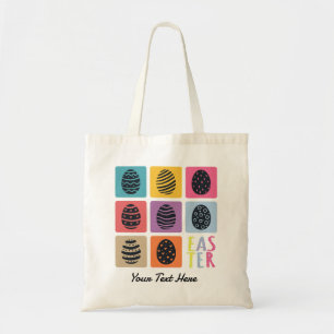 Tote Bag Chasses aux oeufs de Pâques personnalisées