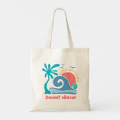 Tote Bag Chasseur de coucher de soleil Retro Boho (Dos)