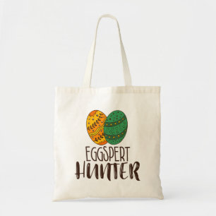 Tote Bag Chasseur Eggspert de Pâques Drôle