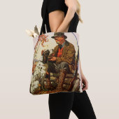 Tote Bag Chasseur et espagnol (De près)