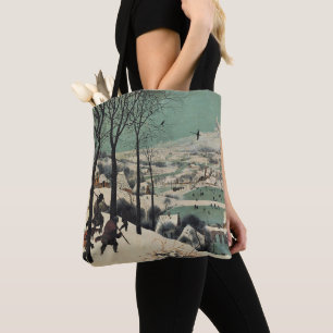 Tote Bag Chasseurs dans la neige, célèbre œuvre d'art,