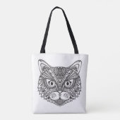 Tote Bag Chat 3 de style (Dos)