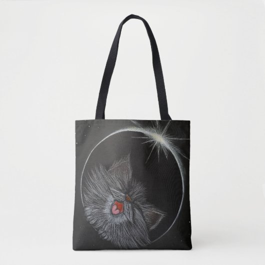 Tote Bag Chat 6 - Élipse solaire (Devant)