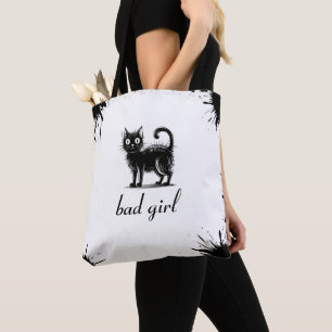 Tote Bag Chat à Doodle