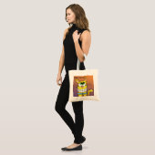 Tote Bag Chat à grains (Devant (modèle))