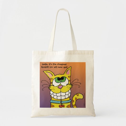 Tote Bag Chat à grains (Devant)