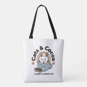 Tote Bag Chat adorable en Mug Conception de vacances - Chat (Dos)