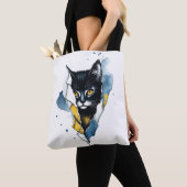 Tote Bag Chat adorable : Une conception Purr-fect de 🐾 mig (De près)