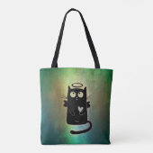 Tote Bag Chat Angel Totalement Innocent (Dos)