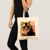 Tote Bag Chat, animal, animal (Devant (produit))
