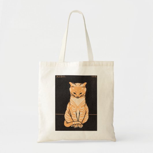 Tote Bag Chat assis, Julie de Graag (Devant)
