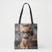 Tote Bag Chat au gingembre (Devant)