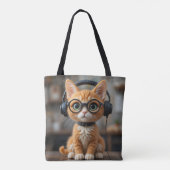Tote Bag Chat au gingembre (Dos)
