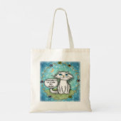 Tote Bag Chat aux mèches chocolatées  (Dos)