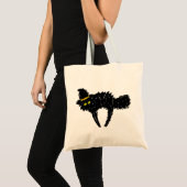 Tote Bag Chat avec le Casquette de sorcière (Devant (produit))