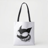 Tote Bag Chat avec le logo Fourre-tout de lunettes (Devant)