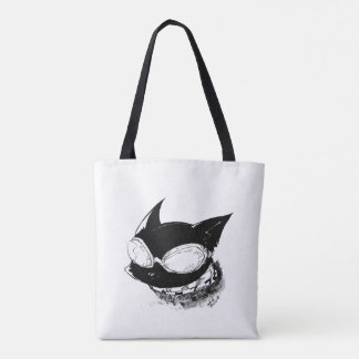 Tote Bag Chat avec le logo Fourre-tout de lunettes