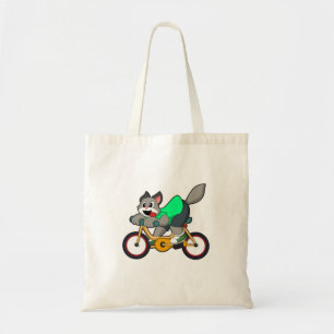 Tote Bag Chat avec vélo