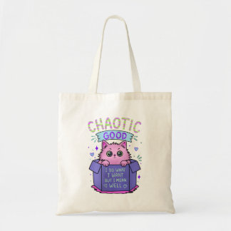 Tote Bag Chat Bon Chaos | Je Fais Ce Que Je Veux