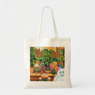 Tote Bag Chat Botaniste De Louis Wain