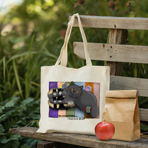 Tote Bag Chat British Shorthair Sandales Prêt pour la Plage