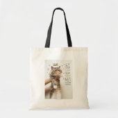 Tote Bag Chat Celeberity d'Internet (Devant)
