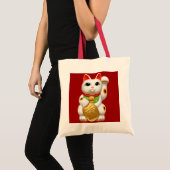 Tote Bag Chat chanceux (Devant (produit))