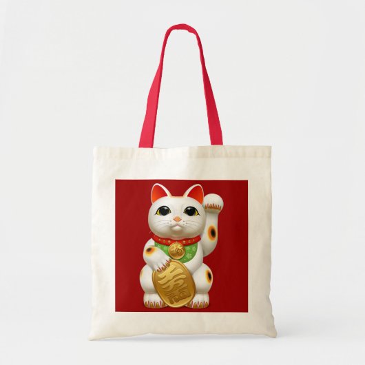 Tote Bag Chat chanceux (Devant)