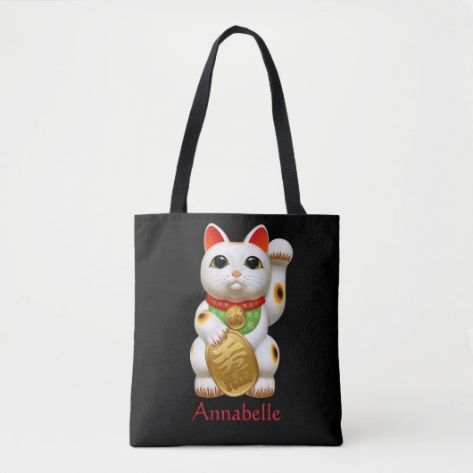Tote Bag Chat Chanceux (Devant)