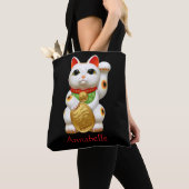 Tote Bag Chat Chanceux (De près)