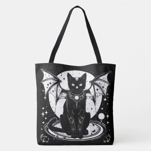 Tote Bag Chat Chat Cosmique Chat Chat I (Dos)