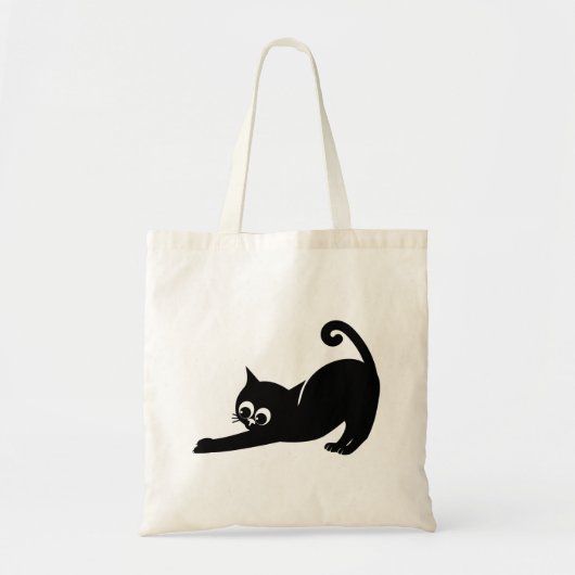 Tote Bag chat, chaton, chat noir (Devant)