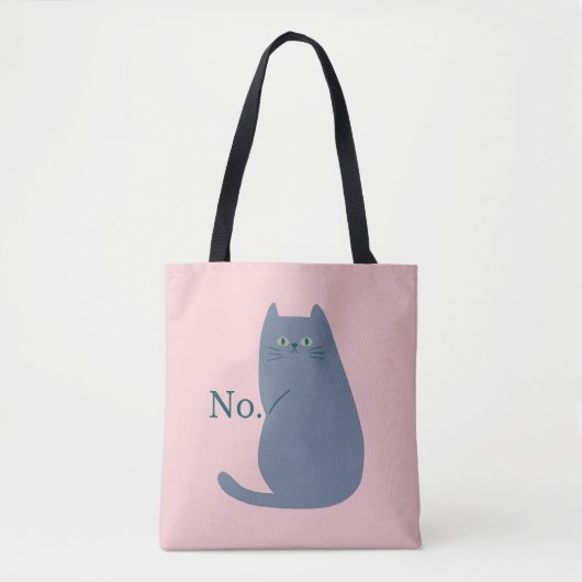 Tote Bag Chat Cheeky Funny (Devant)