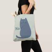 Tote Bag Chat Cheeky Funny (De près)