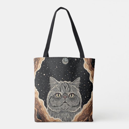 Tote Bag Chat Cosmique (Dos)