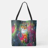 Tote Bag Chat cosmique Omega (Dos)